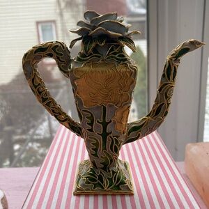 Vintage Cloisonné Teapot